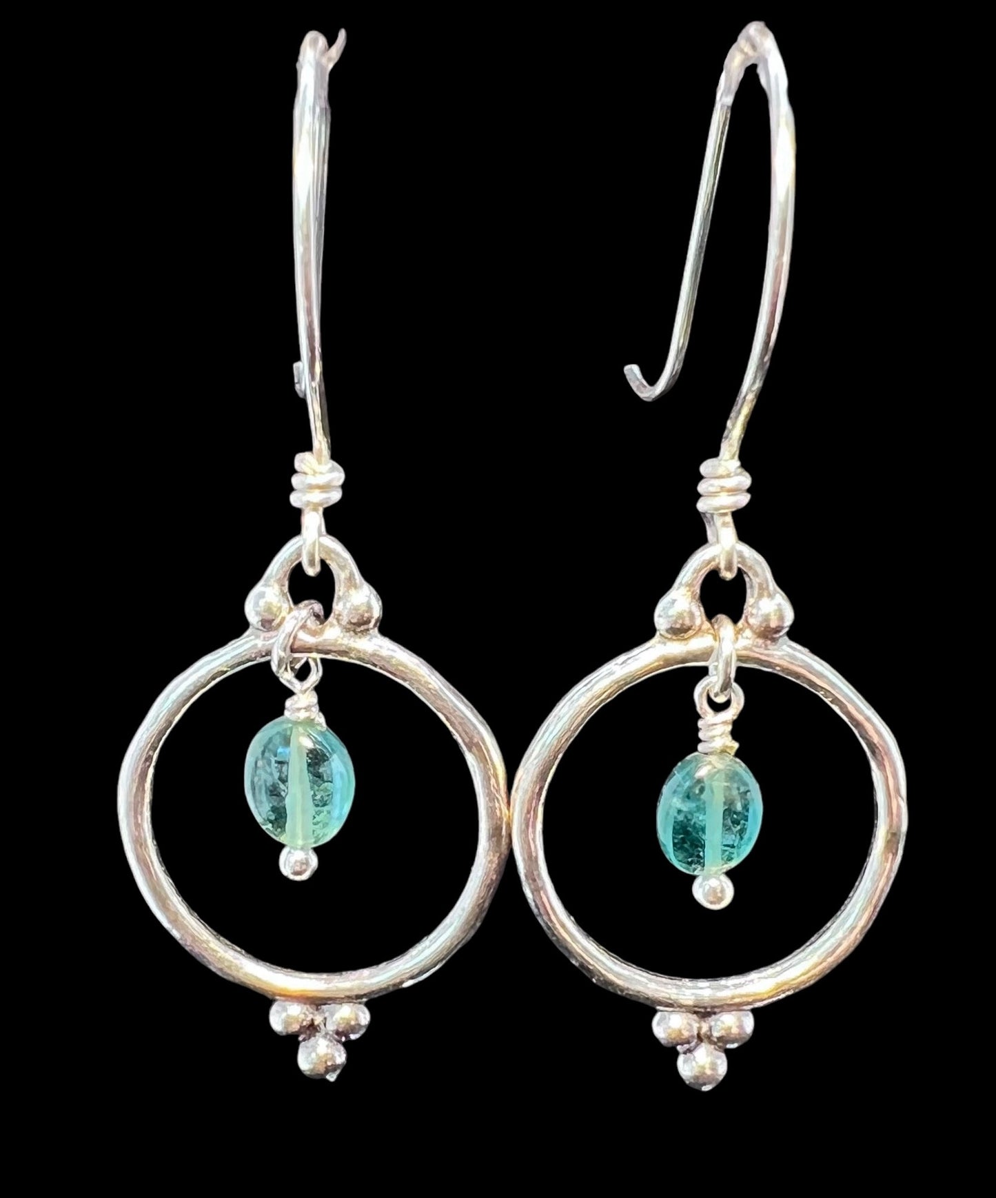 Blue tourmaline Earrings