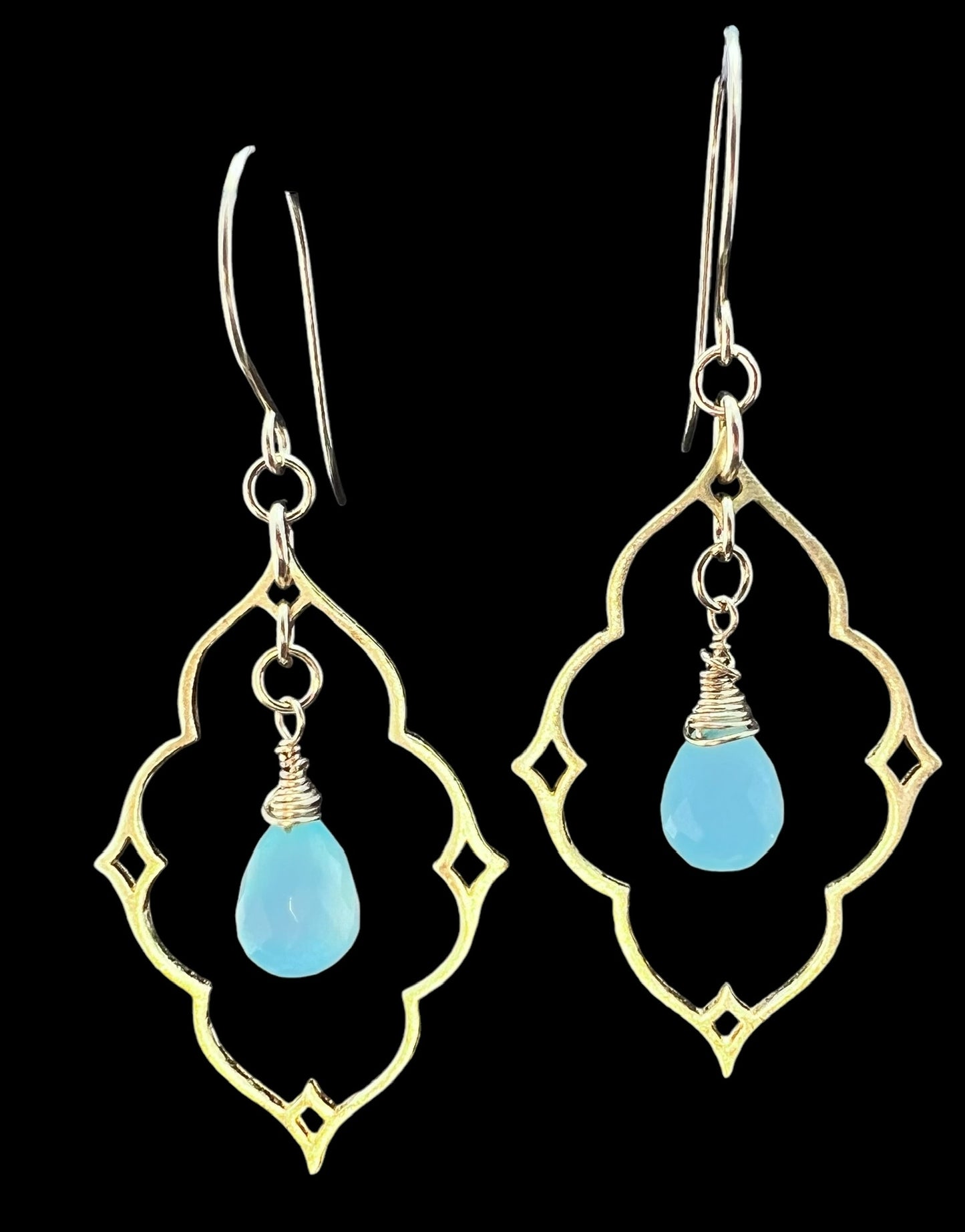 Chalcedony Arabesque Earrings