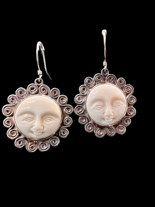 Solar Medallion Earrings